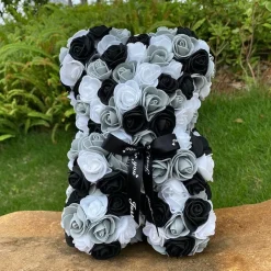 Best La compagnie de la peluche Peluche ourson en rose bicolore Saint-Valentin