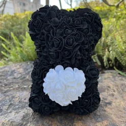 Best La compagnie de la peluche Peluche ourson en rose bicolore Saint-Valentin