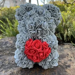 Best La compagnie de la peluche Peluche ourson en rose bicolore Saint-Valentin