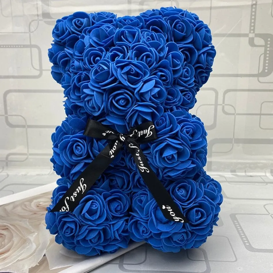 Best La compagnie de la peluche Peluche ourson en rose bicolore Saint-Valentin