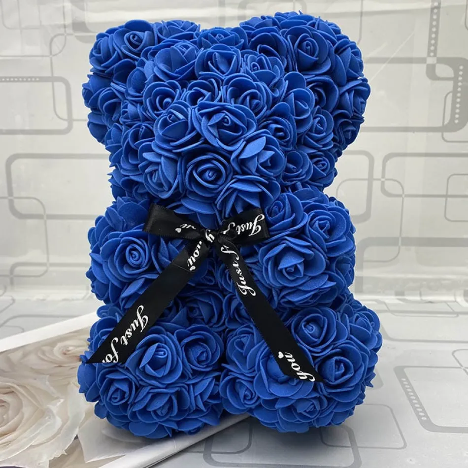 Best La compagnie de la peluche Peluche ourson en rose Saint-Valentin