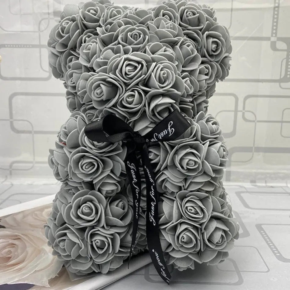 Best La compagnie de la peluche Peluche ourson en rose Saint-Valentin