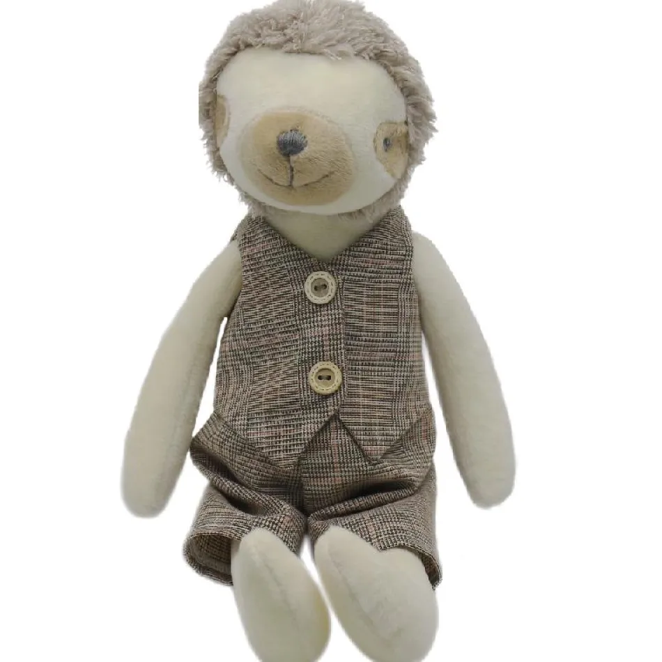 Online La compagnie de la peluche Peluche paresseux beige câlin doux chambre enfant