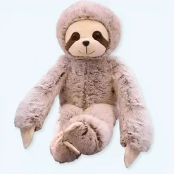 Sale La compagnie de la peluche Peluche paresseux câlin moelleux animal détente maison
