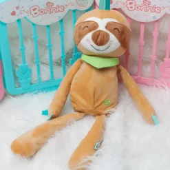 La compagnie de la peluche Peluche paresseux lumineuse douce mélodie apaisante