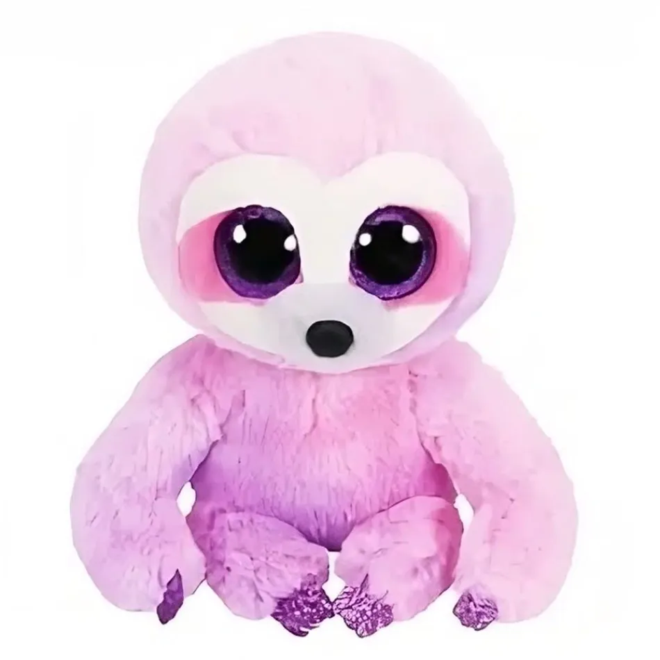 Discount La compagnie de la peluche Peluche paresseux rose câlin doux pour enfant