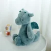New La compagnie de la peluche Peluche petit dragon bleu