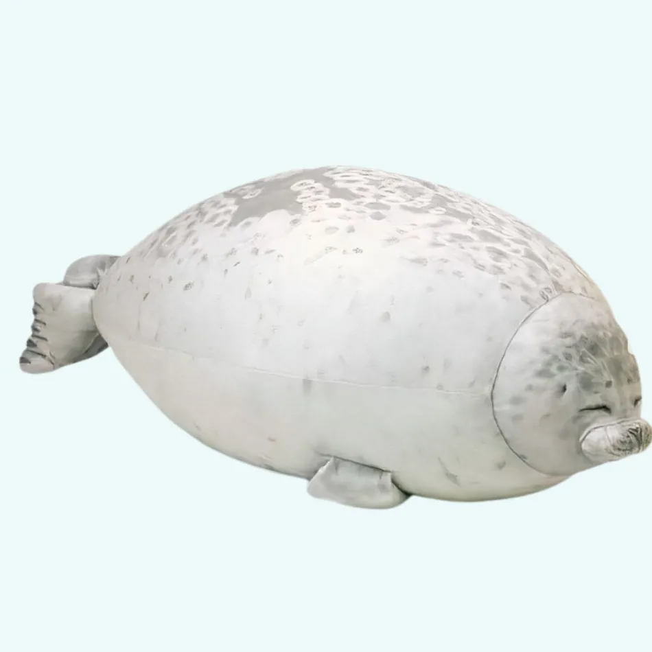 Sale La compagnie de la peluche Peluche phoque oreiller doux moelleux câlin hiver