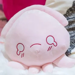 New La compagnie de la peluche Peluche pieuvre rose expressive