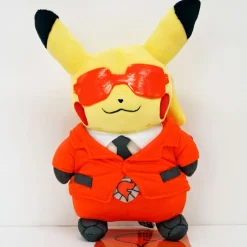 La compagnie de la peluche Peluche Pikachu adorable costume rouge enfant câlin