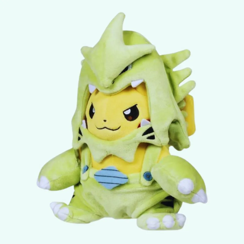 Outlet La compagnie de la peluche Peluche Pikachu costume Tyranocif doux enfant fun
