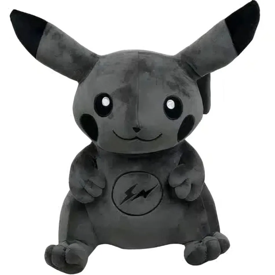 Best La compagnie de la peluche Peluche Pikachu noir doux collection fan enfant