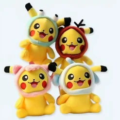 New La compagnie de la peluche Peluche Pikachu porte-clés chapeau enfant Pokémon doux