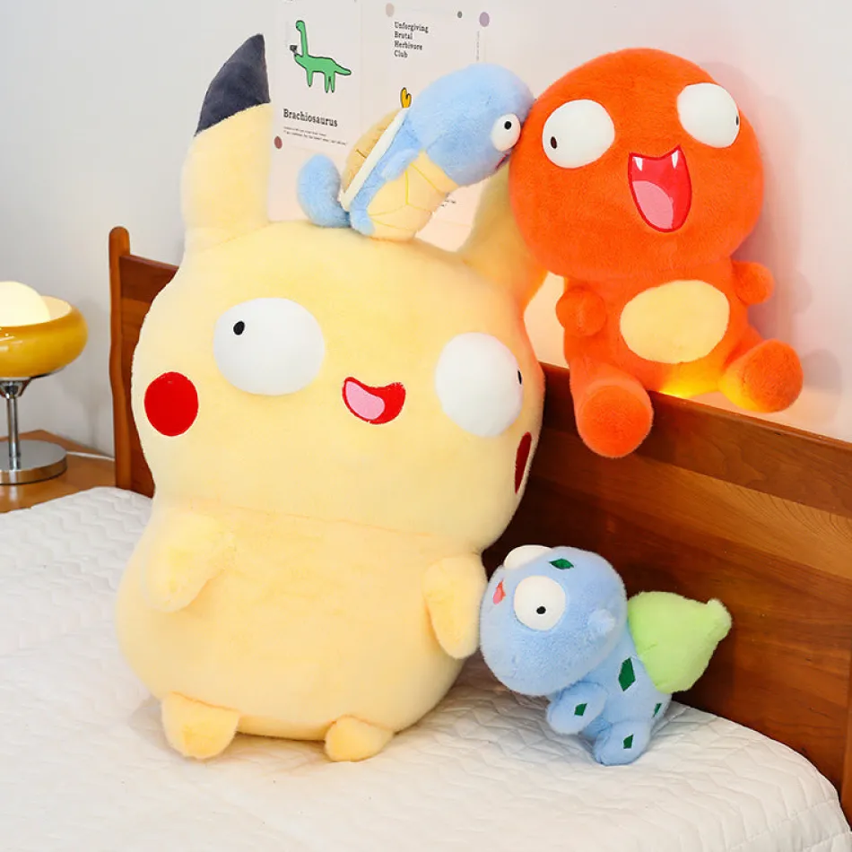 Outlet La compagnie de la peluche Peluche pikachu rigolote éclair joyeux