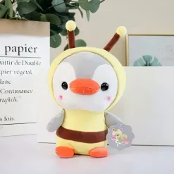 Outlet La compagnie de la peluche Peluche pingouin abeille déguisement doux enfant câlin