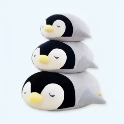 La compagnie de la peluche Peluche pingouin dodo douce nuit enfant câlin hiver