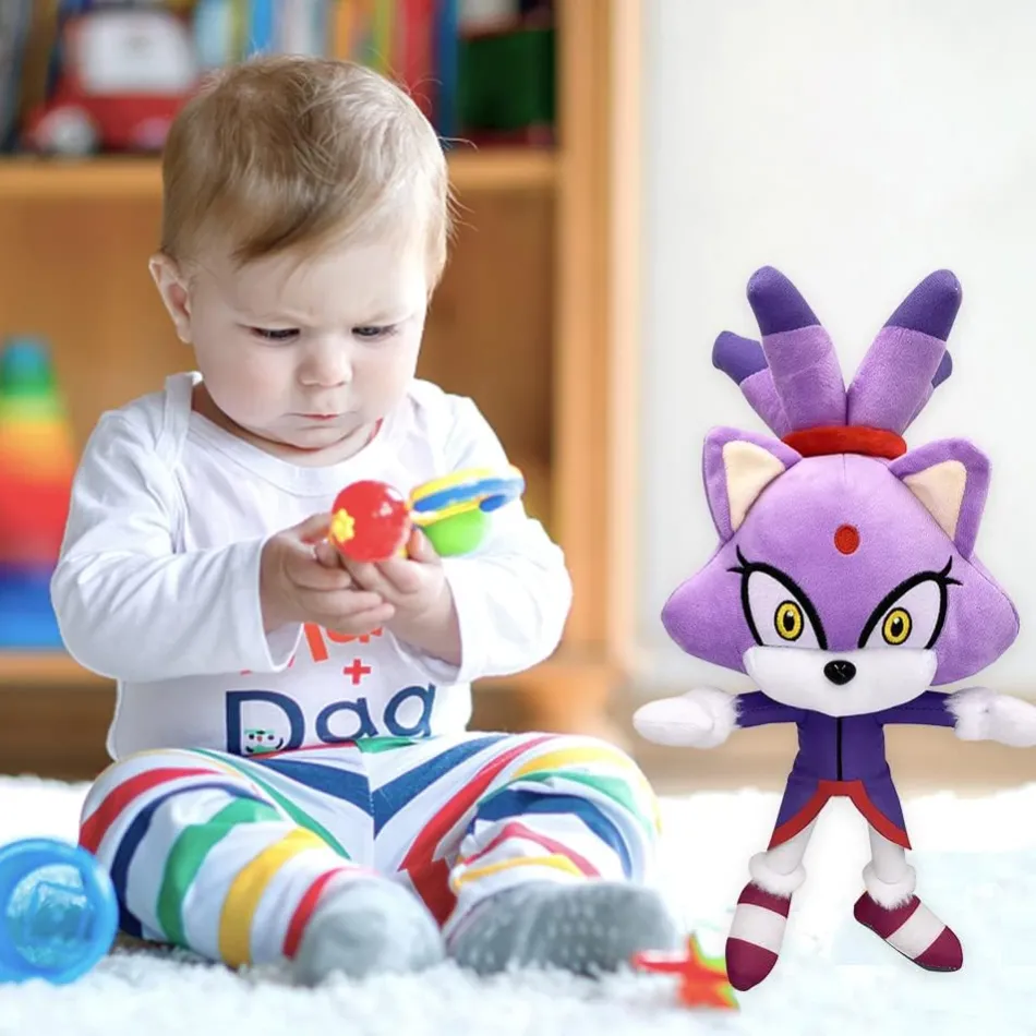 Clearance La compagnie de la peluche Peluche princesse Blaze chat doux Sonic câlin enfant