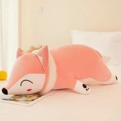 New La compagnie de la peluche Peluche renard calme et endormi