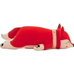 New La compagnie de la peluche Peluche renard calme et endormi