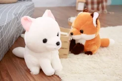 Online La compagnie de la peluche Peluche renard mignon à la grosse tête