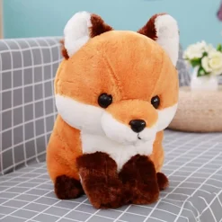 Online La compagnie de la peluche Peluche renard mignon à la grosse tête