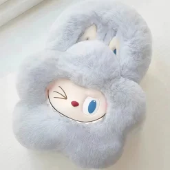 Sale La compagnie de la peluche Peluche sac à main style Labubu doux fourrure hiver mignon