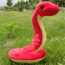 Online La compagnie de la peluche Peluche serpent rouge doux câlin enfant chambre
