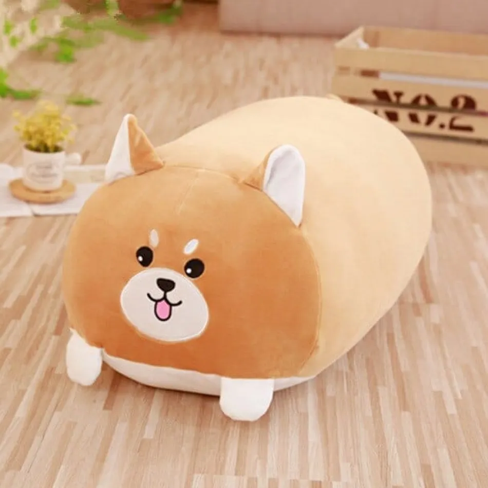 Hot La compagnie de la peluche Peluche shiba squishmallow qui tire la langue