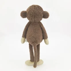New La compagnie de la peluche Peluche singe curieuse et attachante