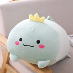 La compagnie de la peluche Peluche squishmallow dinosaure couronné