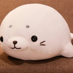 Clearance La compagnie de la peluche Peluche Squishmallow phoque blanc content