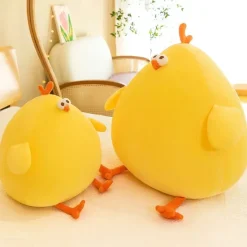 La compagnie de la peluche Peluche squishmallow poule beige et moelleuse
