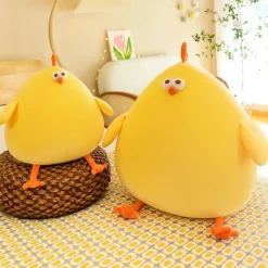 La compagnie de la peluche Peluche squishmallow poule beige et moelleuse