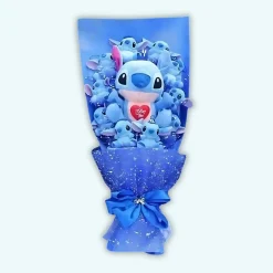 New La compagnie de la peluche Peluche Stitch amour message doux cadeau romantique