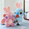 Hot La compagnie de la peluche Peluche Stitch bleu aux oreilles de lapin