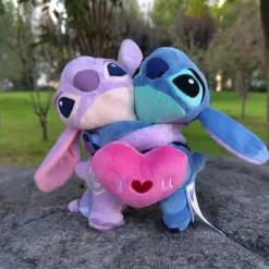 Discount La compagnie de la peluche Peluche Stitch et Angel qui se câline