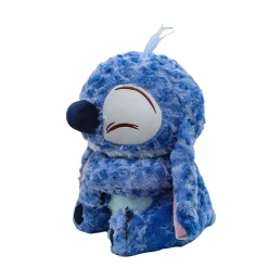Online La compagnie de la peluche Peluche Stitch moelleuse bleu sourire endormi douce