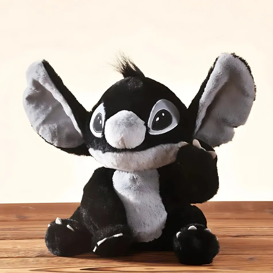 New La compagnie de la peluche Peluche Stitch noire douce enfant collection Disney