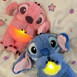 La compagnie de la peluche Peluche stitch qui respire à bruit blanc