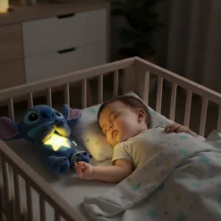 La compagnie de la peluche Peluche stitch qui respire à bruit blanc