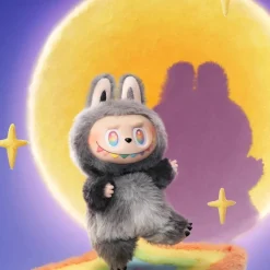 Sale La compagnie de la peluche Peluche style Labubu porte-clef coloré