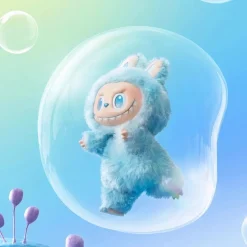 Sale La compagnie de la peluche Peluche style Labubu porte-clef coloré