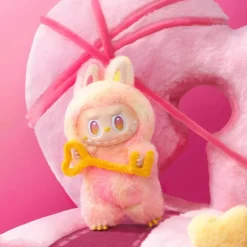 Sale La compagnie de la peluche Peluche style Labubu porte-clef coloré