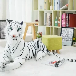 Discount La compagnie de la peluche Peluche tigre blanc géant doux câlin enfants hiver