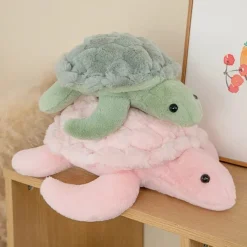 New La compagnie de la peluche Peluche tortue douce et colorée