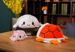 Best La compagnie de la peluche Peluche tortue réversible