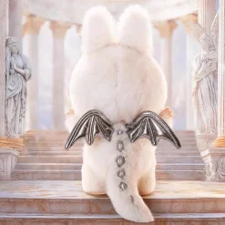 Sale La compagnie de la peluche Peluche type Labubu ange blanc Zimomo