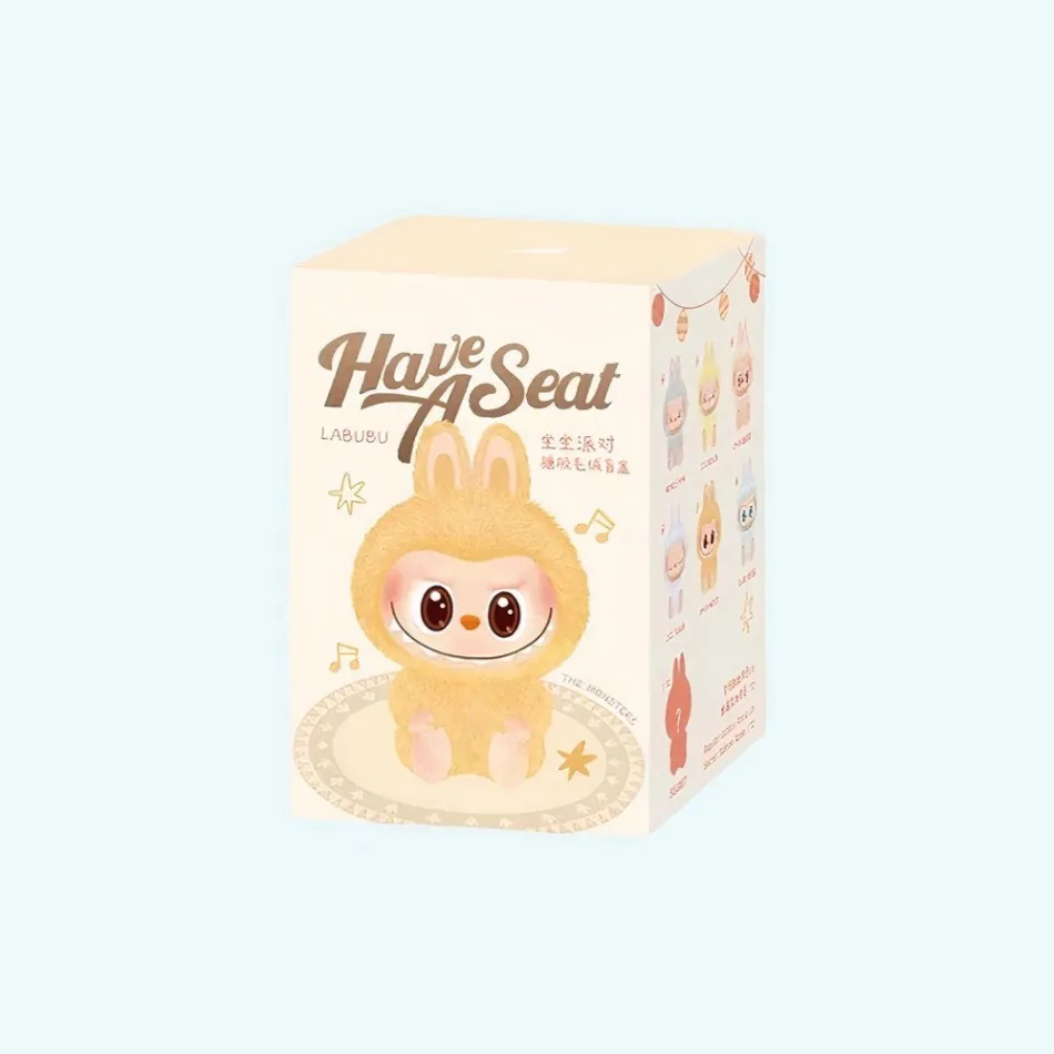 Online La compagnie de la peluche Peluche type Labubu assise boîte mystère