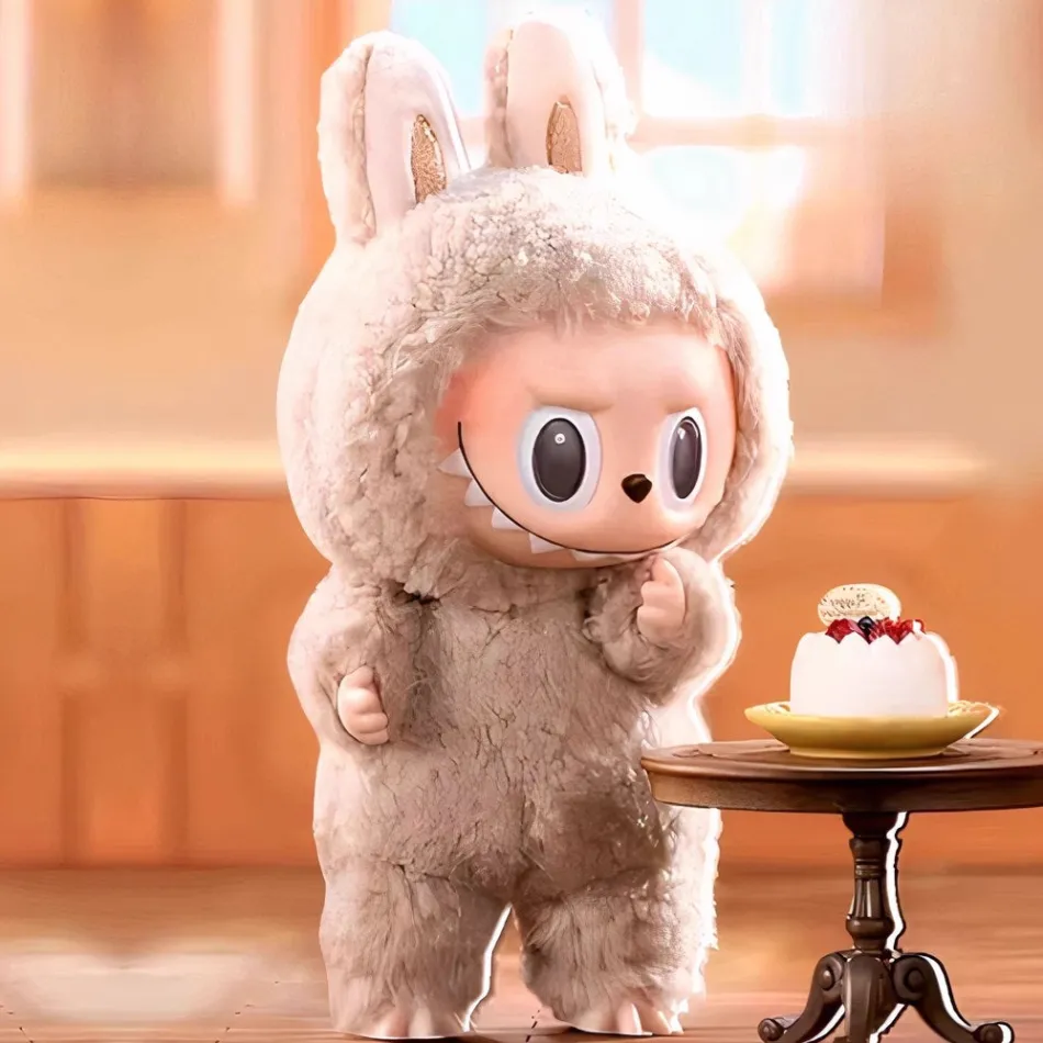 New La compagnie de la peluche Peluche type Labubu debout boîte mystère