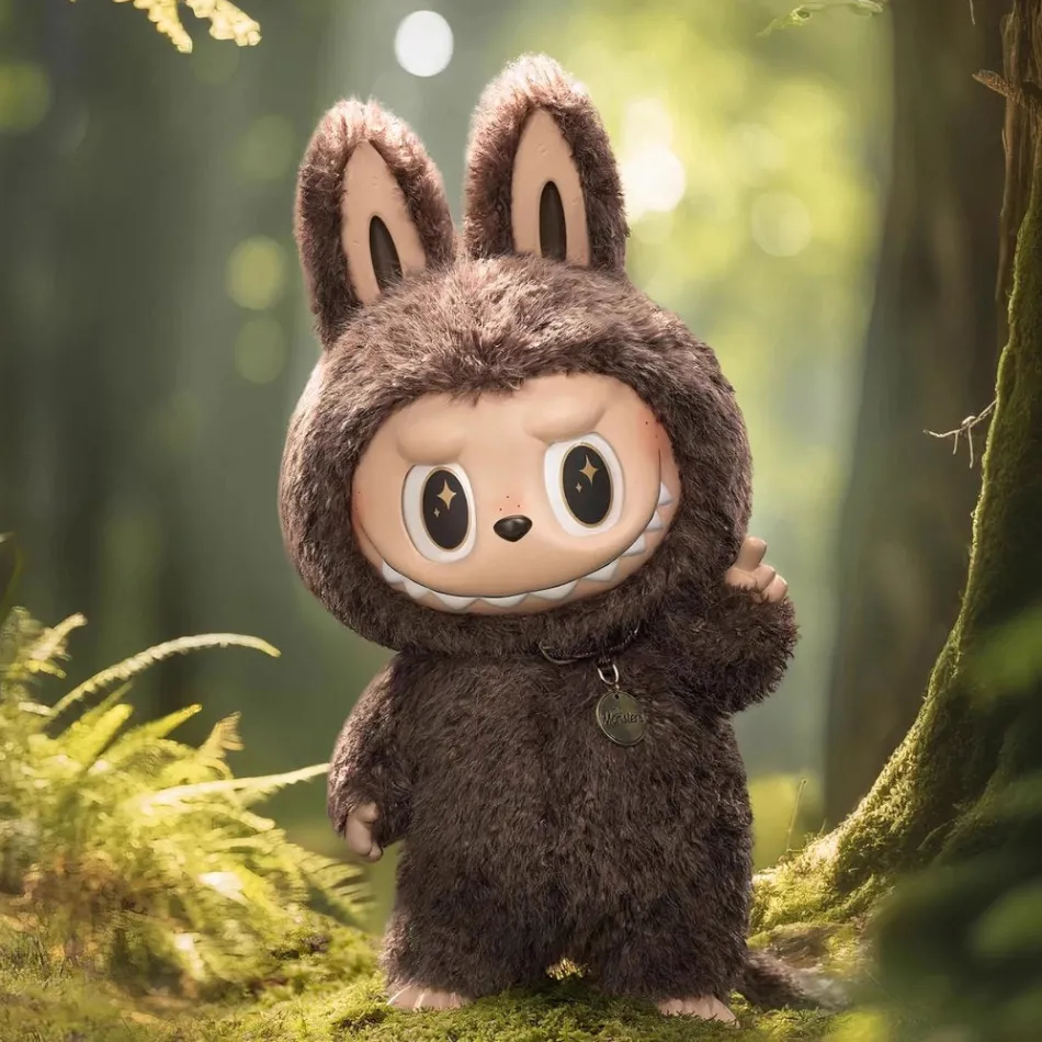 New La compagnie de la peluche Peluche type Labubu debout boîte mystère